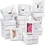 DIY Rectangle PVC with Paper Soap Packaging Boxes, Including Tapes and Stickers, for Hand Made Soap Making Wraps