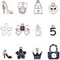 Alloy Enamel Pendants, Mixed Shapes