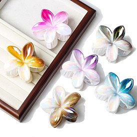 Заколки для волос с когтями из смолы, аксессуары для волос для женщин и девочек, цветок