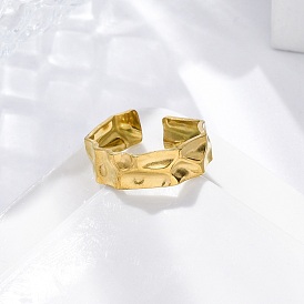 Кованые 304 открытые манжеты из нержавеющей стали для женщин