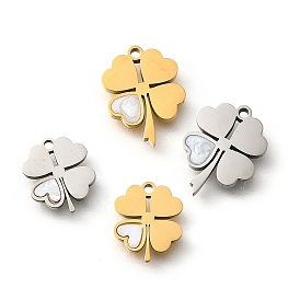 304 прелести нержавеющей стали, клевер, с пластиковой имитацией оболочки, ионное покрытие (ip)