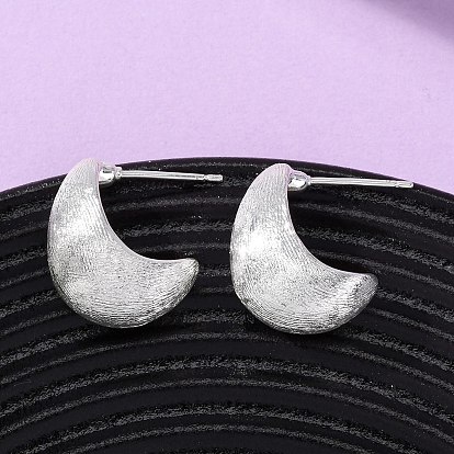 Латунные серьги-гвоздики в виде капель, без никеля 