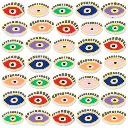 200 бусины из полимерной глины ручной работы., глаз