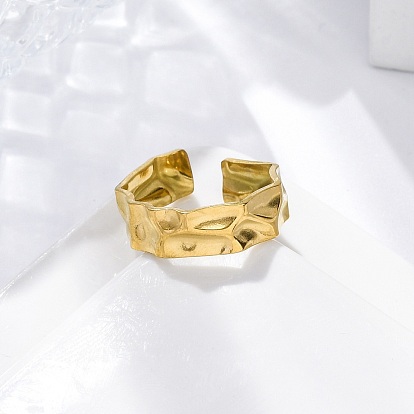 Кованые 304 открытые манжеты из нержавеющей стали для женщин