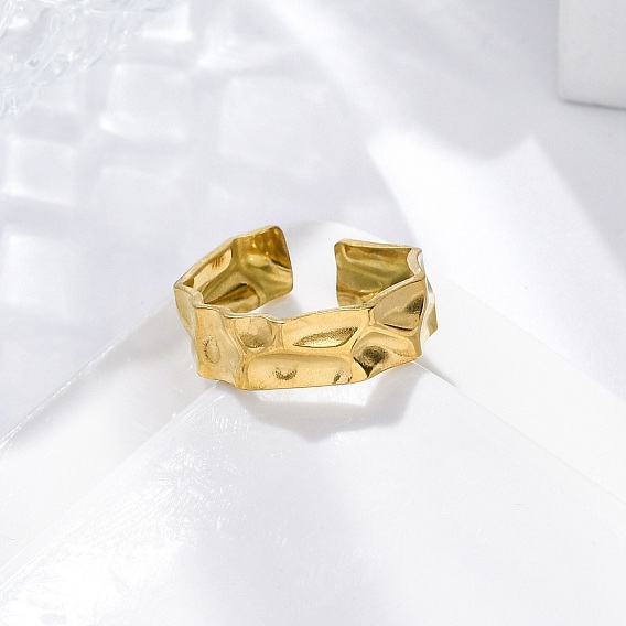 Кованые 304 открытые манжеты из нержавеющей стали для женщин