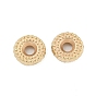 CCB Plastic Spacer Beads, Textured Disc