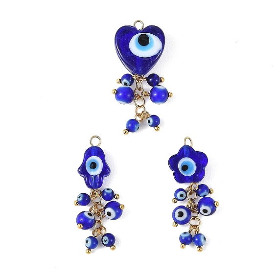 Manuelle Lampwork Anhänger & Charms, Amulette gegen den bösen Blick