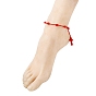 Adjustable Nylon Thread Braided Anklets, Cross