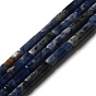 Sodalites naturelles brins de perles, colonne