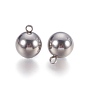 201 Stainless Steel Charms,  Round