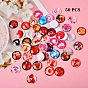 70Pcs Flatback Glass Cabochons for DIY Projects, Dome/Half Round