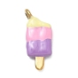 304 Stainless Steel with Colorful Enamel Pendants, Ice Cream Charms