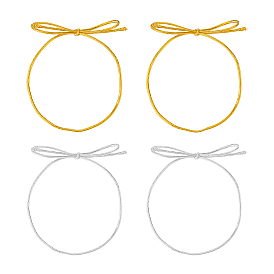 Металлические эластичные петли с заранее завязанными бантиками, для упаковки подарочной коробки