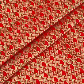 Хлопчатобумажная ткань с принтом «рыбья чешуя» и изображением русалки, аксессуары