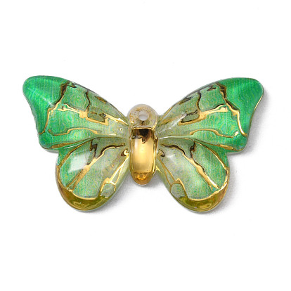 Translucent Resin Pendants, Butterfly
