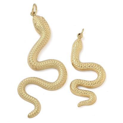 Ионное покрытие (ip) 304 подвески из нержавеющей стали, с целью перехода в кольце, очарование змеи