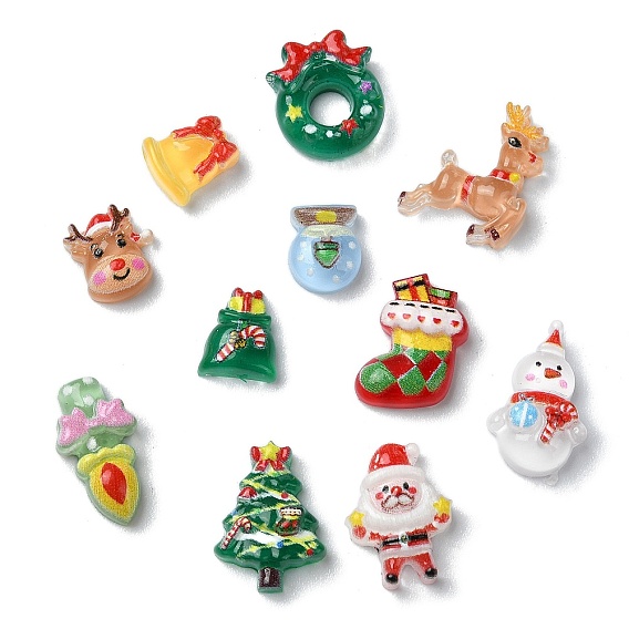 Рождественская серия смоляные кабошоны