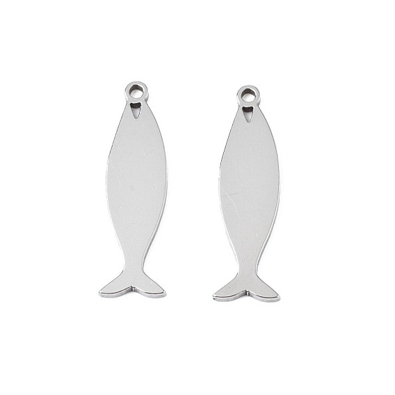 304 Stainless Steel Pendants, Fish