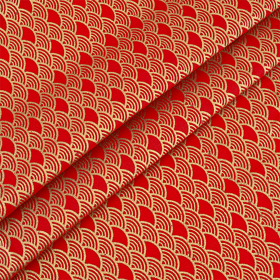 Tissu en coton imprimé écailles de poisson sirène, accessoires du vêtement