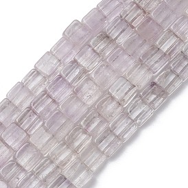 Natural Amethyst Beads Strands, Square