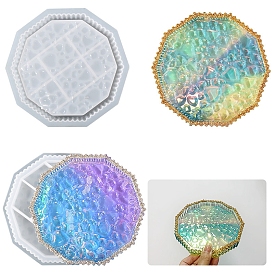 Silicone Tray Molds, Resin Casting Molds, for UV Resin, Epoxy Resin Craft Making, Polygon