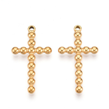 304 подвески из нержавеющей стали, ионное покрытие (ip), крест прелести