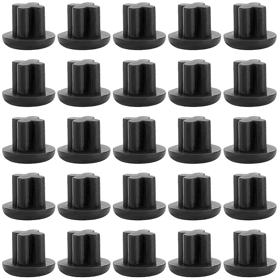 100pcs bouchons anti-poussière mobiles en silicone