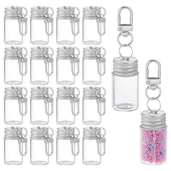 40шт. стеклянные бутылки для хранения продуктов дома, колонка, с 40шт. поворотными застежками из сплава