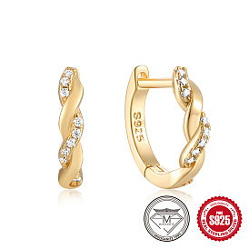 925 Sterling Silver Cross Mozambique Garnet Diamond Earrings for Women Wedding Jewelry