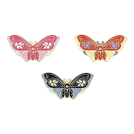 Butterfly Enamel Pins, Golden Plated Alloy Badges for Backpack Clothes