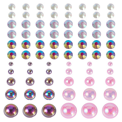 Полукруглые кабошоны из АБС-пластика