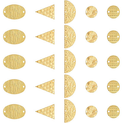 50шт 5 стиль латунные соединительные подвески, разнообразные