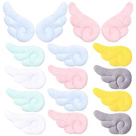 48 шт. 6 цвета тканевые украшения аксессуары, для поделок поделки, крыло