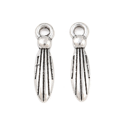 Сплавочные подвески тибетского стиля, прелести из перьев