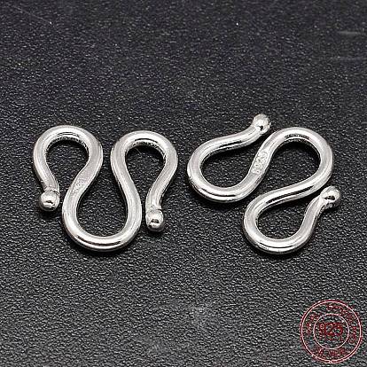 925 Sterling Silver S-Hook Clasps