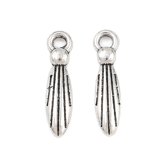 Сплавочные подвески тибетского стиля, прелести из перьев