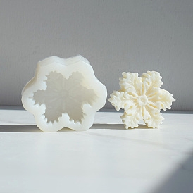 Scented Candle Molds, Snowflake Silicone Molds