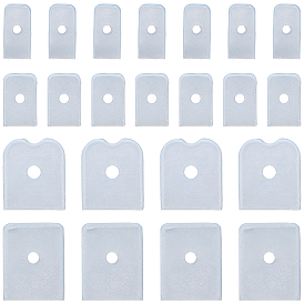 120шт 4 советы по разделке стилей, силиконовая заглушка, Подходит для поддерживающей полосы корректирующего белья / крышки концевой крышки цепи