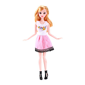 Tank Skirt Cloth Doll Dress, Casual Wear Clothes Set, for 11 inch Girl Doll Party Dressing Accessories