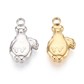 304 подвески из нержавеющей стали, ионное покрытие (ip), грушевые обереги