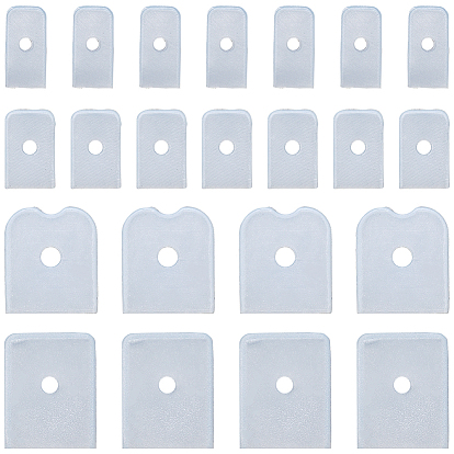 120шт 4 советы по разделке стилей, силиконовая заглушка, Подходит для поддерживающей полосы корректирующего белья / крышки концевой крышки цепи