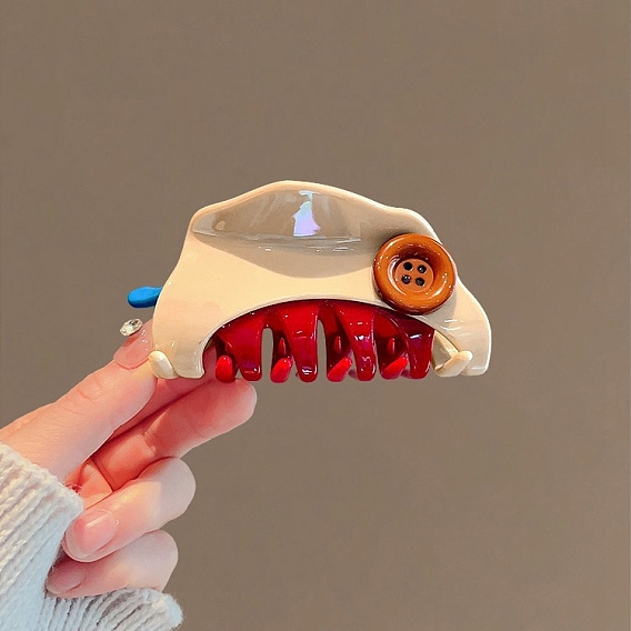 Пластиковые зажимы когтя волос, заколки-кнопки для волос, аксессуары для волос для женщин и девочек