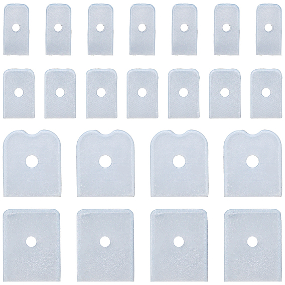 120шт 4 советы по разделке стилей, силиконовая заглушка, Подходит для поддерживающей полосы корректирующего белья / крышки концевой крышки цепи