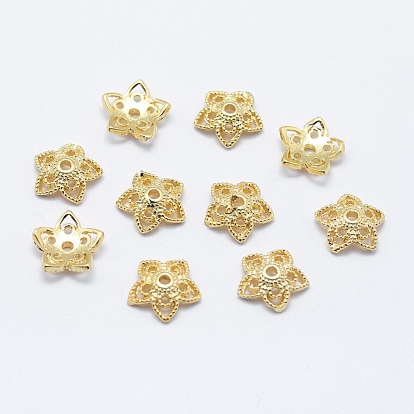 5-лепестка латунные колпачки, долговечный, без никеля , цветок