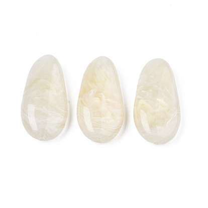 Acrylic Beads, Imitation Gemstone Style, Oval