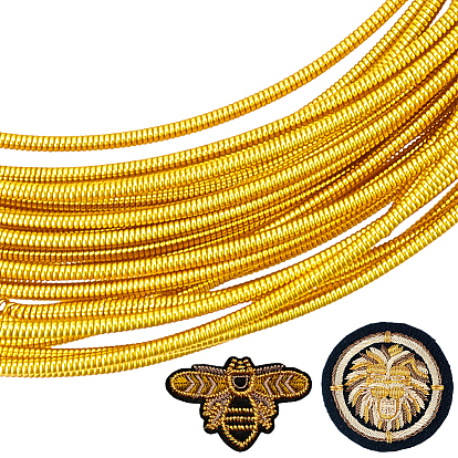 Alambre de lingotes francés redondo, Alambre de cobre flexible para bordar y hacer joyería