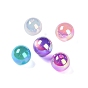 Радужное переливчатое покрытие акриловыми бусинами, круглые