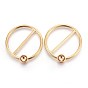 Alloy Buckle Clip, Scarf Slide Ring