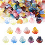 90 piezas 9 colores cuentas de murano hechas a mano, pétalos