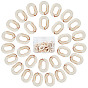 Acrylic Linking Rings, Quick Link Connectors, For Jewelry Chains Making, Imitation Gemstone Style, Oval